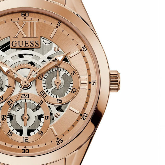 Guess Rose Gold Multifunction Watch GW0253L3