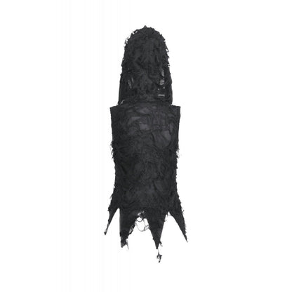 Dark in Love Rebel Punk Asymmetric Hooded Top