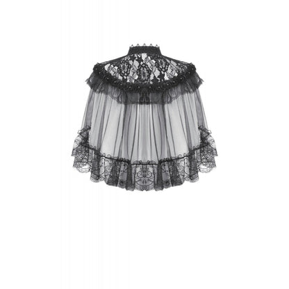 Dark in Love Morwenna Capelet Gothique Volants Dentelle