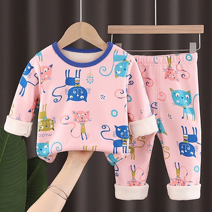 Boy Long-sleeved Thick Thermal