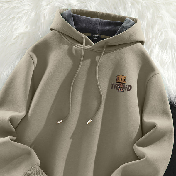 Velvet Padded Thickened Hooded Jacket