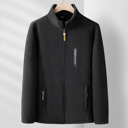 Polar fleece Double-sided shell jacket
