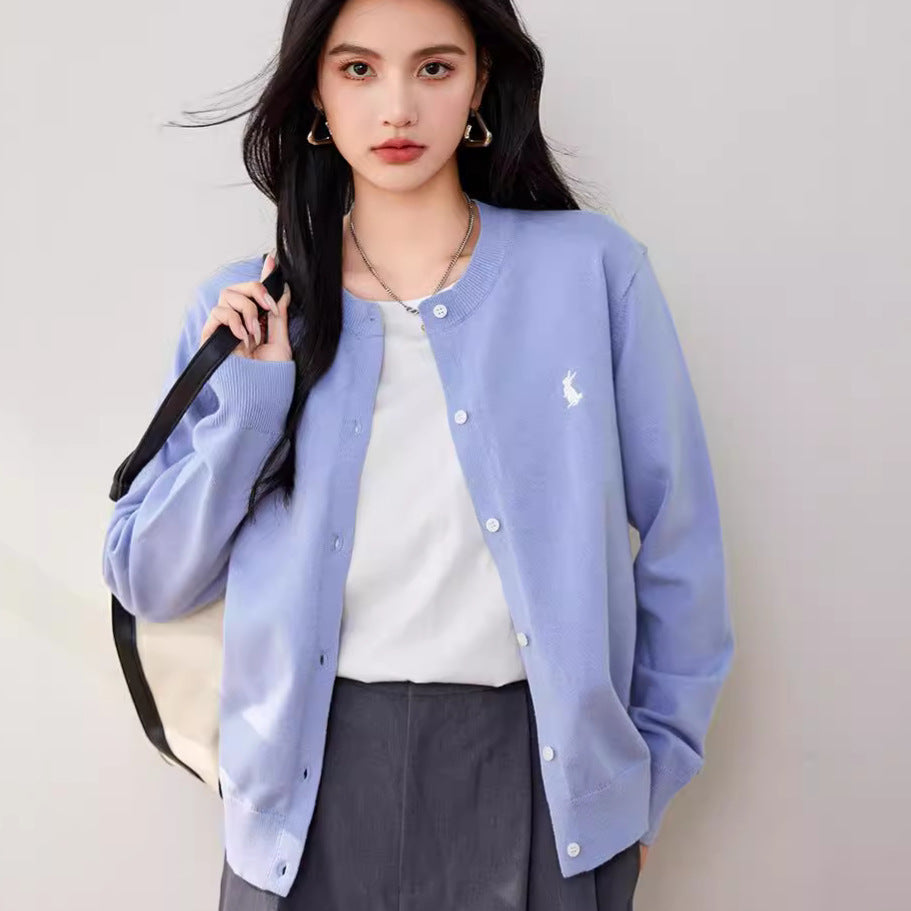 Wool Cardigan Women's Sweater Coat
