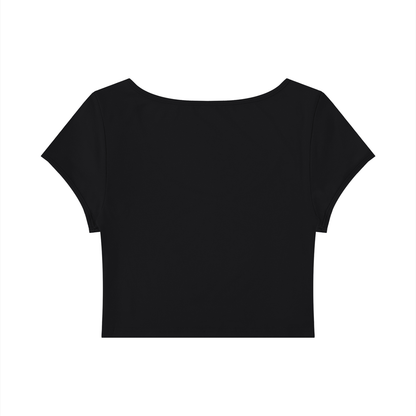 Women's Slim Cap Sleeve Crop T-Shirt