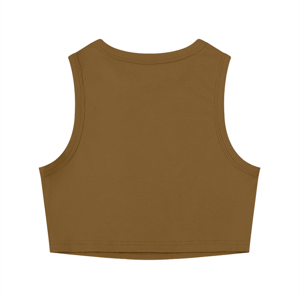 Women's Tight Crewneck Crop Tank Top