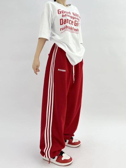 Athletic Wide-leg Sweatpants For Women