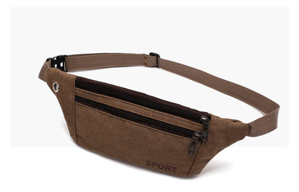 Men's Thick Canvas Messenger Bag - Stuffs & Savers