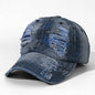 Double-Sided Large Hole Street Style Patchwork Color Stitched Dad Cap