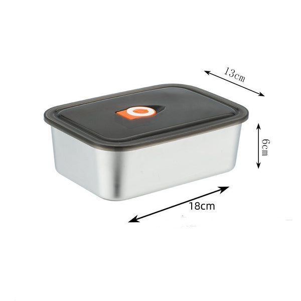 Stainless Steel Lidded Storage Tray