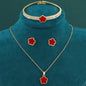 Five Petal Flower Three-piece Set