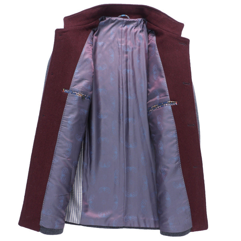 Mid-length Single-breasted Trench Coat