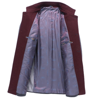 Mid-length Single-breasted Trench Coat
