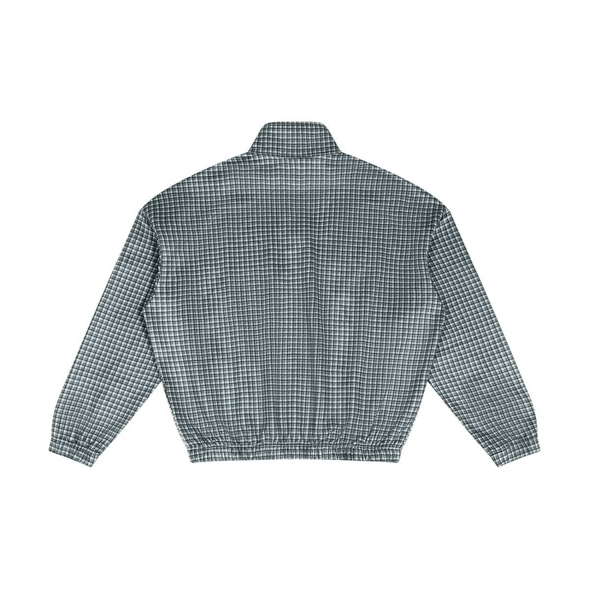 Unisex Plaid Quarter-Zip Sweatshirt