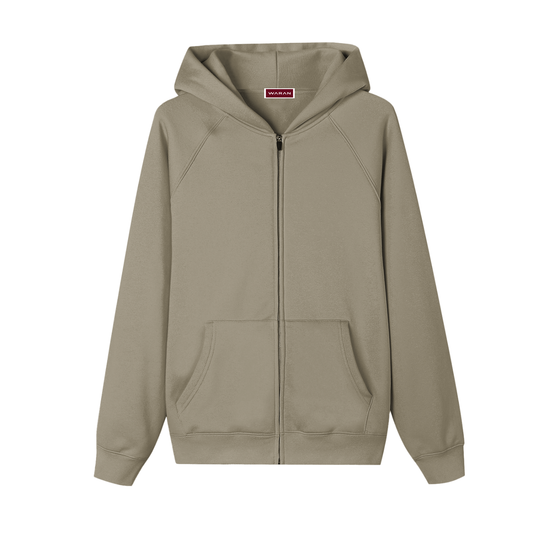 Waran Essential Zip-up Fleece Hoodie