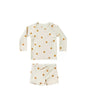 Children's Long-sleeve Two-piece Swimsuit