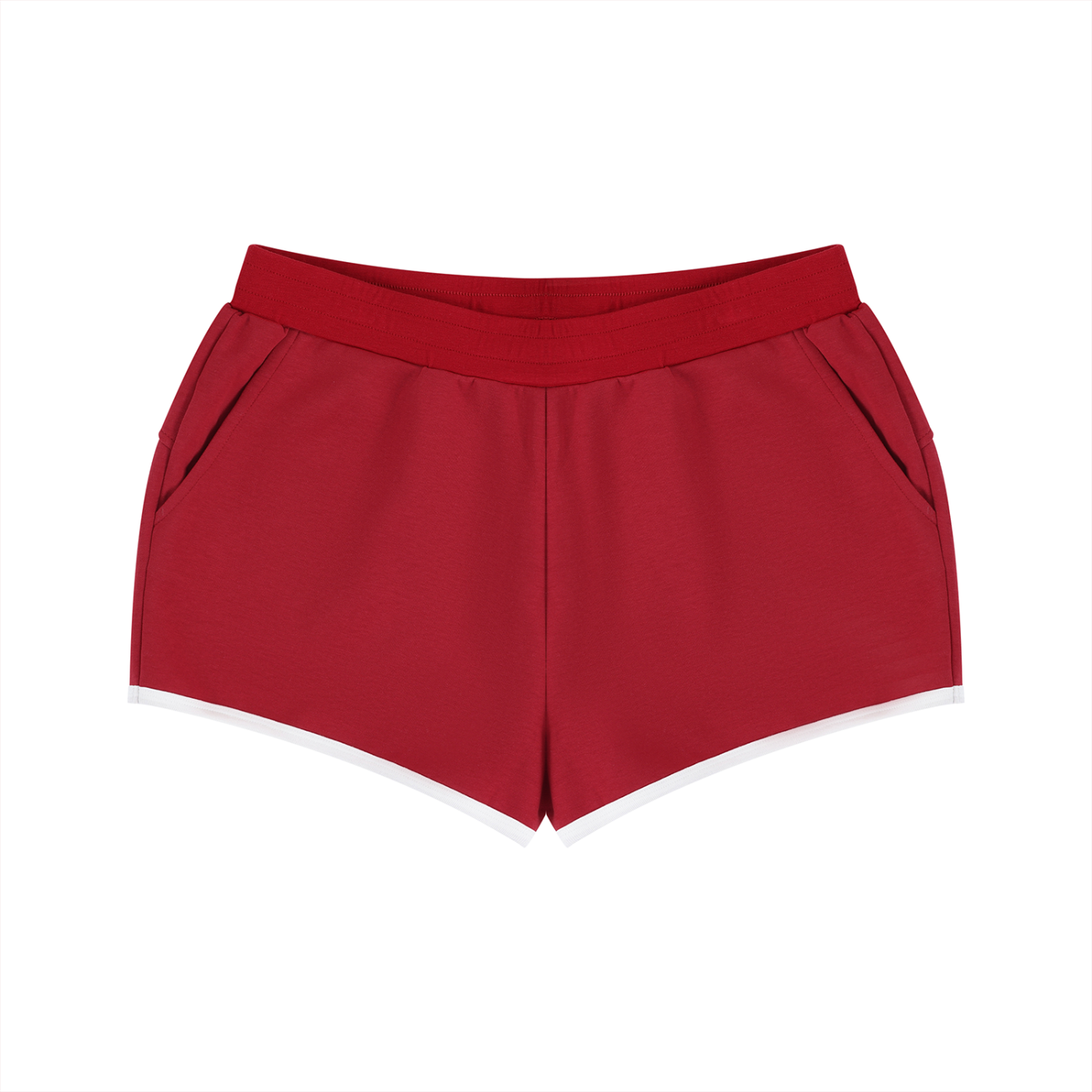 Women's Retro Contrast Binding Shorts