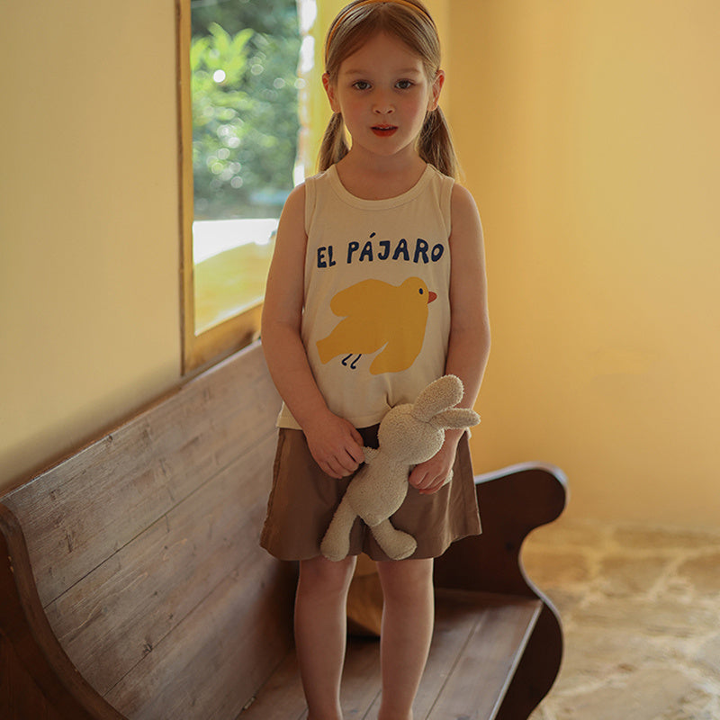 Girls' Versatile Thin Casual Pure Cotton Casual Shorts