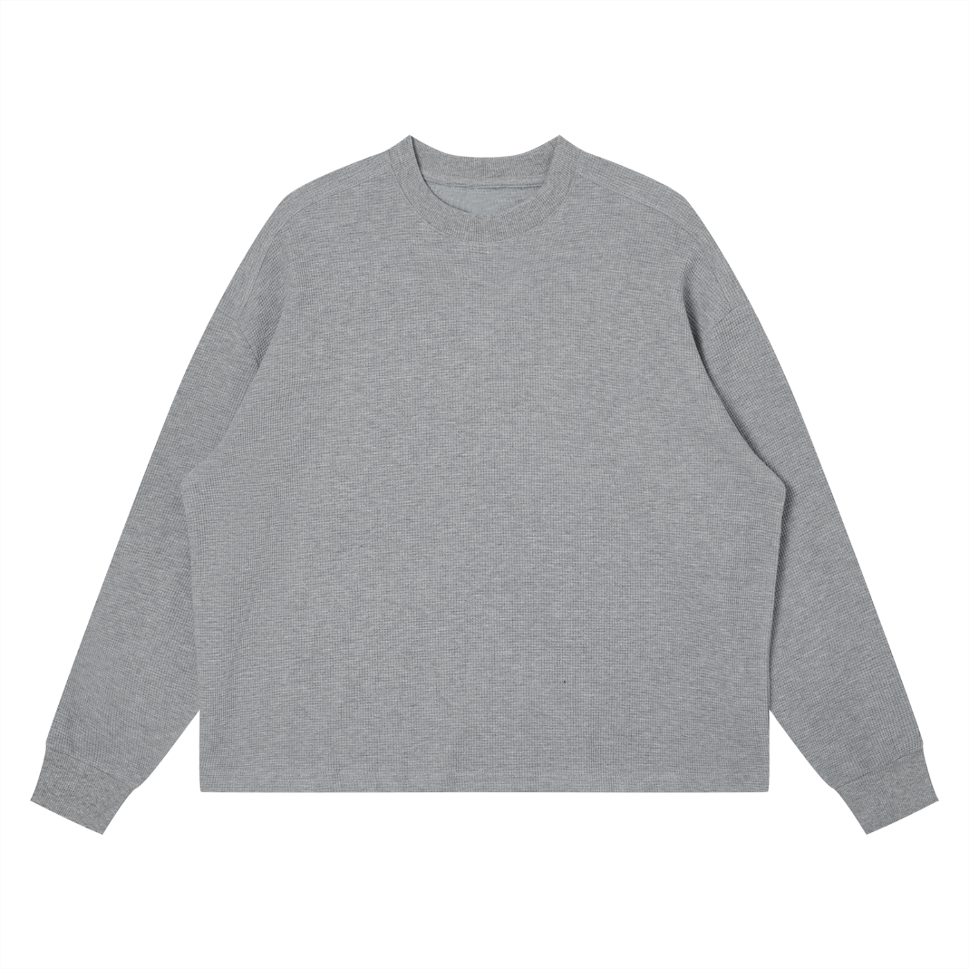 Unisex Waffle Boxy Long Sleeve T-Shirt