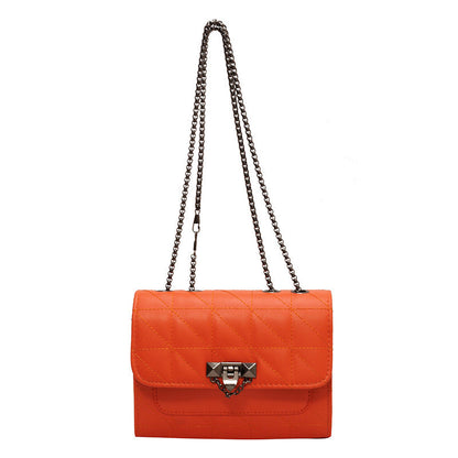 Sac bandoulière femme, Chaîne, Verrou, Sac messager mode