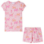 Children's Short-Sleeve Pyjamas — Light Pink