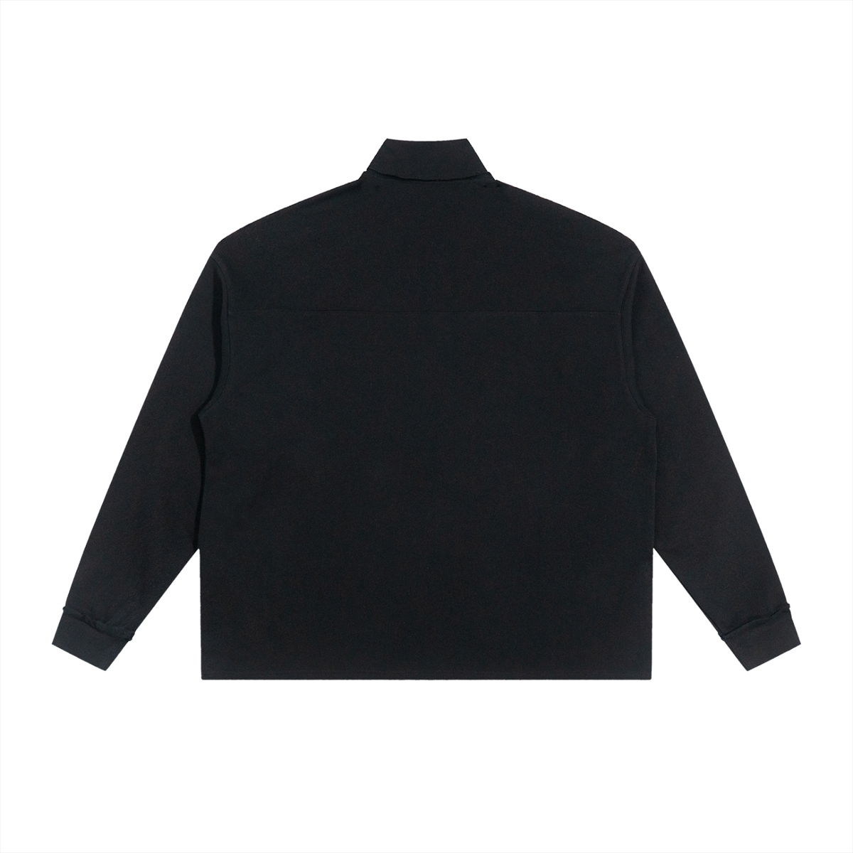 Half-Zip Rolled Edge Fleece Sweatshirt 450GSM