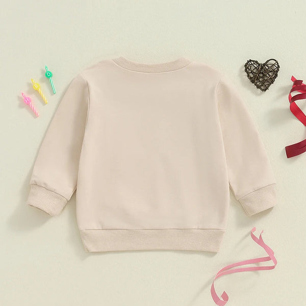 Girl's Birthday Letter Hoodie - Casual Versatile