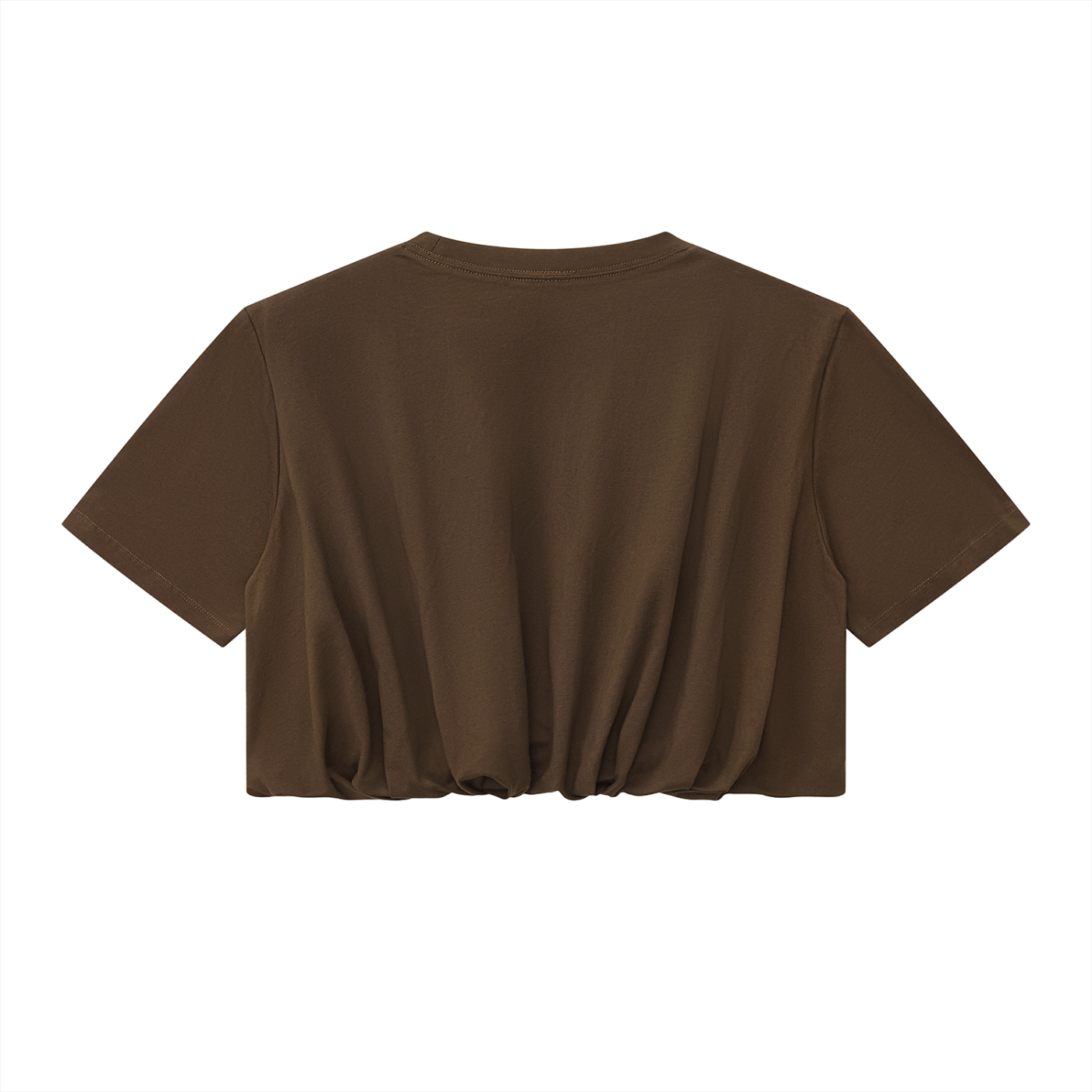 Women’s Crop Bubble Hem T-Shirt