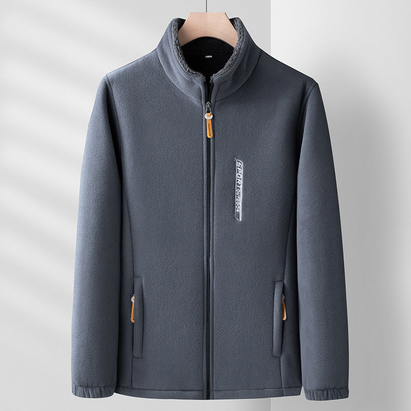 Polar fleece Double-sided shell jacket