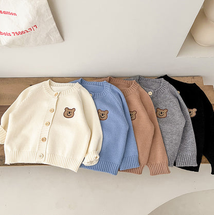 Babies Long Sleeve Knitted Cardigan