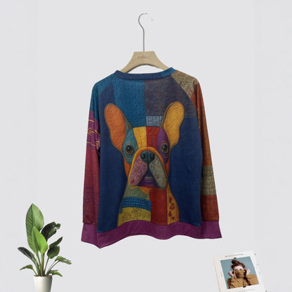 Women's Casual Christmas Digital Printing Sweater