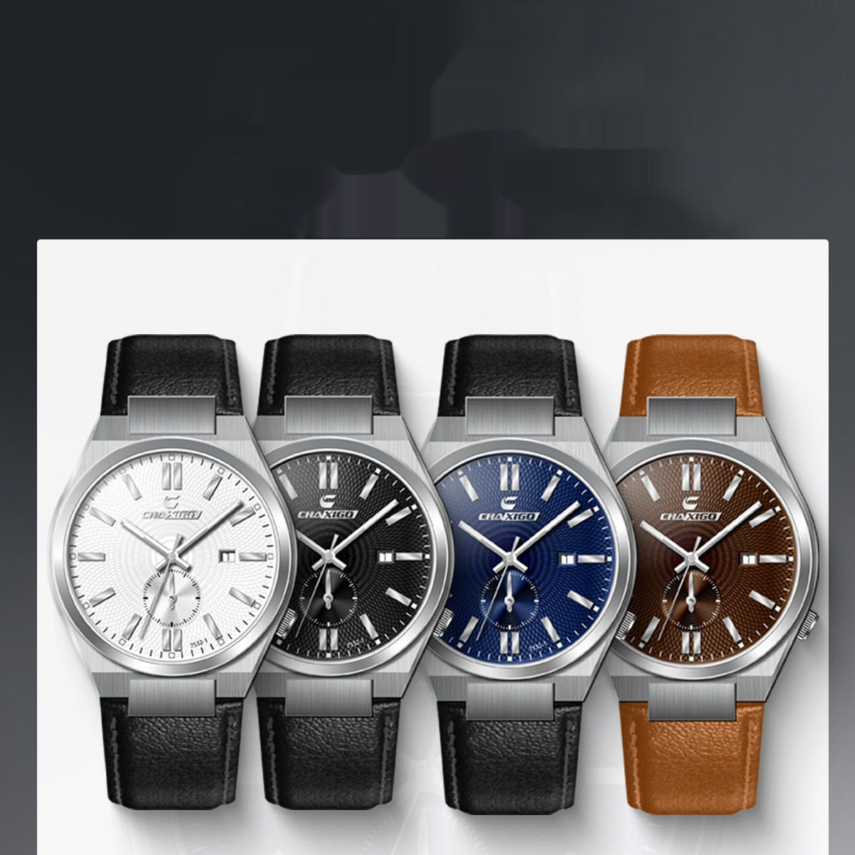 Stainless Steel Quartz Watch Waterproof