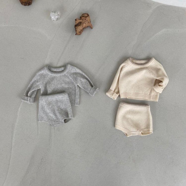 Baby Sweater Top Shorts Suit - Stuffs & Savers