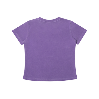 Womens Vintage Wash Slim Fit T-shirt