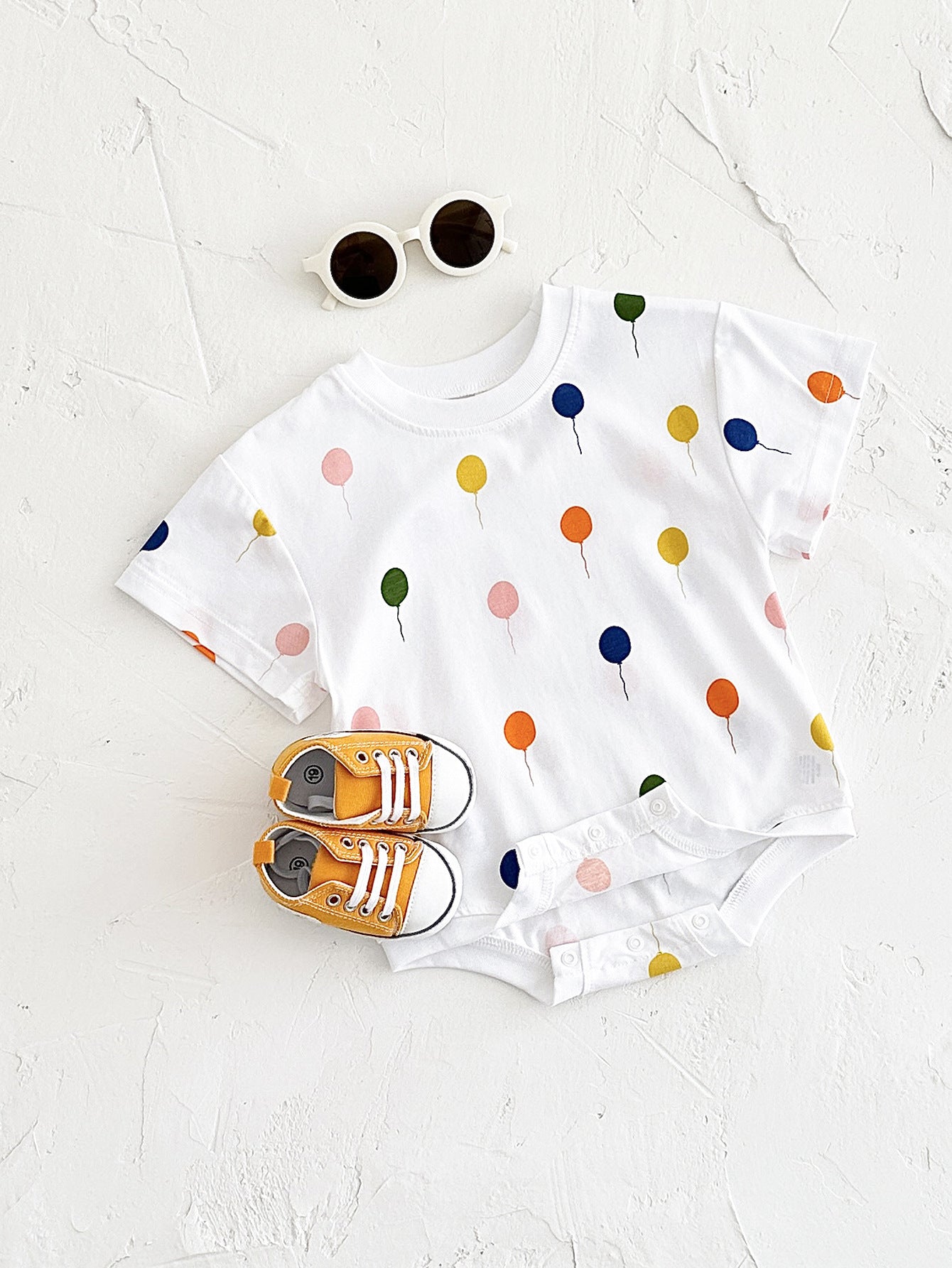 Baby Dot Balloon Printed Jumpsuit