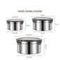 Stainless Steel Food Storage Box Sealed