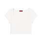Women's Slim Cap Sleeve Crop T-Shirt