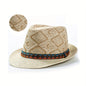 Stylish British Jazz Straw Breathable Sun Hat