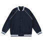 Waran Contrast Trim Raglan Varsity Jacket
