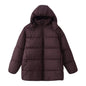 Loose-fitting Padded Coat With A Hood