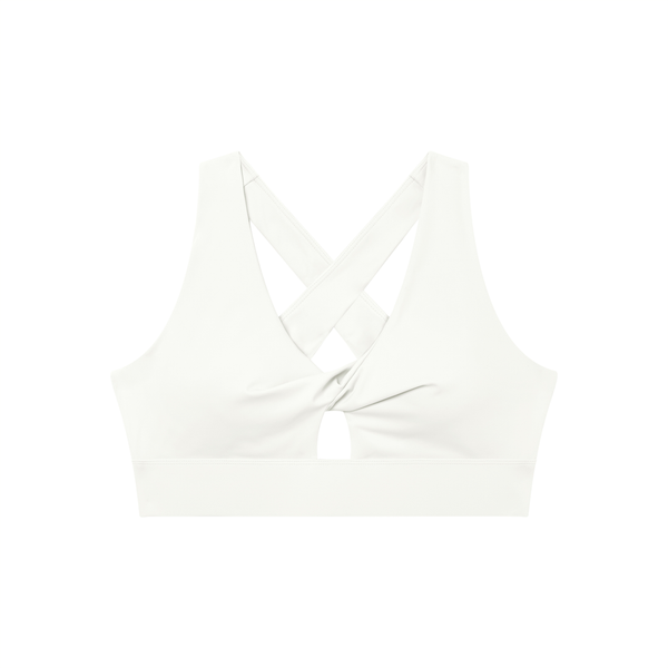 Women's Twist Front V-Neck Sports Bra