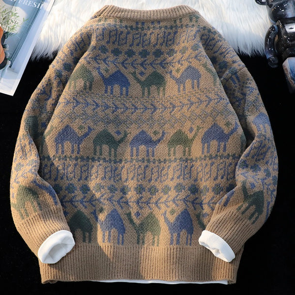 Mens Knitted loose Sweater