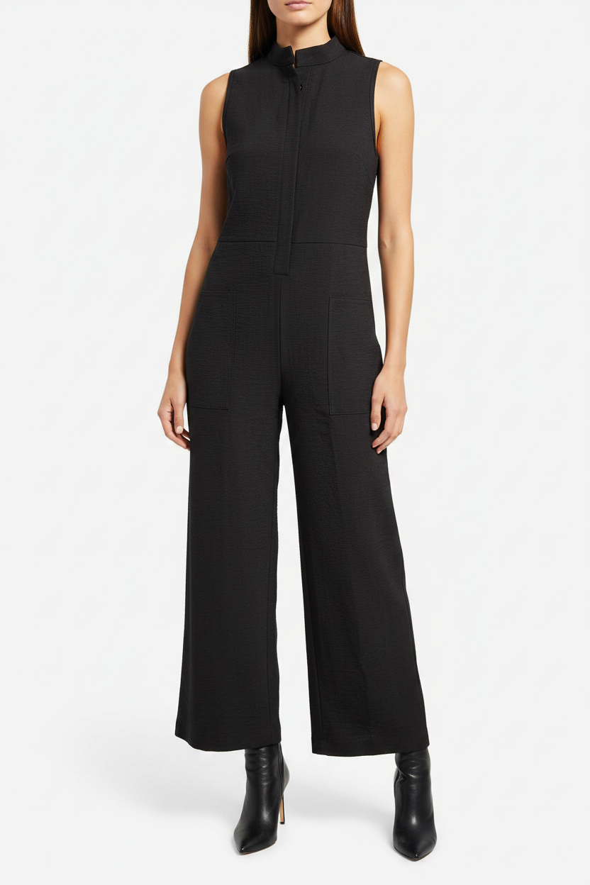 Sleeveless Jumpsuit With Pockets Women's