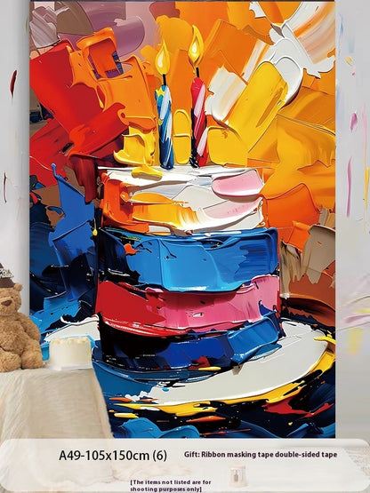 Birthday Party Layout Background Wall