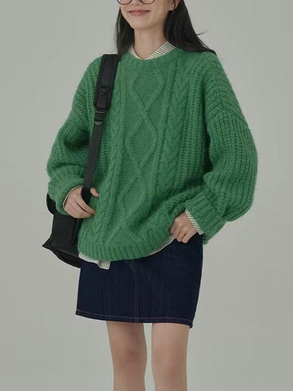Loose And Lazy Style Soft Glutinous Sweater For Women