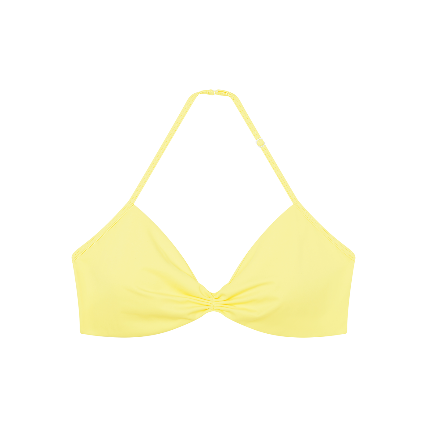 Women’s Ruched Halter-Neck Sports Bra