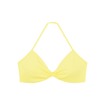 Women’s Ruched Halter-Neck Sports Bra
