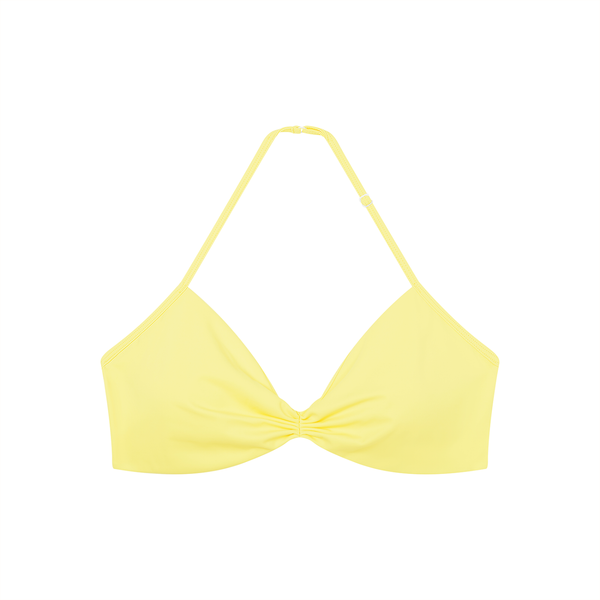 Women’s Ruched Halter-Neck Sports Bra