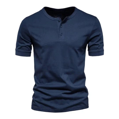 Men's Crew Neck Solid Colour T-Shirt - Short Sleeve