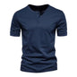 Men's Crew Neck Solid Colour T-Shirt - Short Sleeve