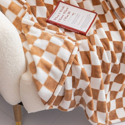 Flannel Blanket Printed Coral Fleece Bed Sheet